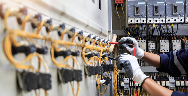 Professional Electrician technician working in Keuka Park, NY